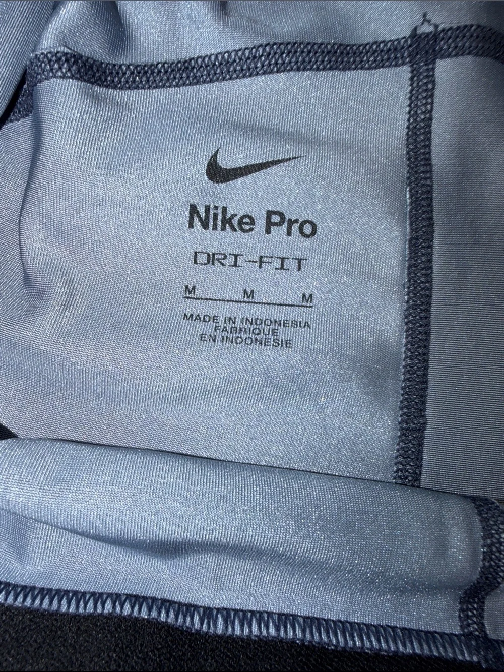 Nike Blue Camo Pro Compression Shorts